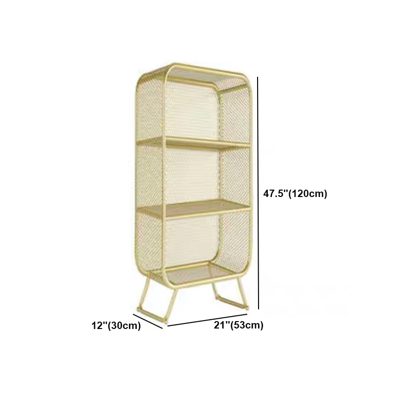 Iron Modern Standard Bookshelf Closed Back Vertical Bookcase for Home Clearhalo 'Bookcases' 'furn' 'furn_bookcases' 'Furniture' 'furniture_bookcases' 'Office Furniture' 5021952