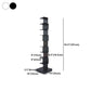 Contemporary Corner Bookshelf Closed Back Iron Vertical Bookcase Clearhalo 'Bookcases' 'furn' 'furn_bookcases' 'Furniture' 'furniture_bookcases' 'Office Furniture' 5021986
