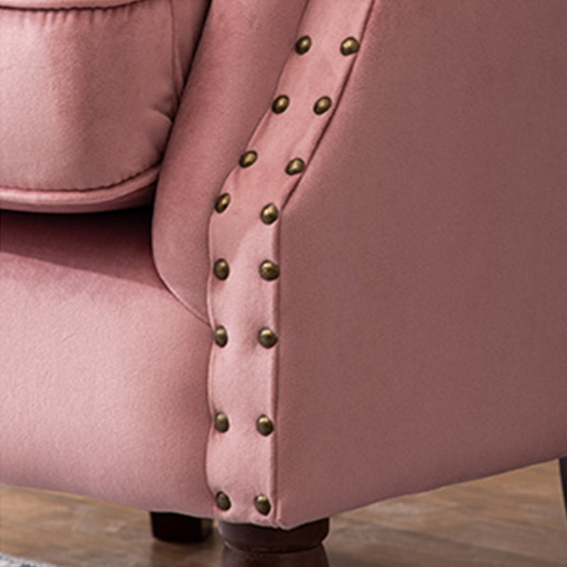 Removable Cushions Chair29.5" L x29.1"W x35.0"H Basic Four Legs Chair Clearhalo 'Accent Chairs' 'accent_chairs' 'Chairs & Seating' 'Furniture' 'furniture_accent_chairs' 'Living Room Furniture' 5022788