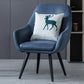 Arms Included Chair26.7" L X25.1"W X 33.4"H Basic Four Legs Chair Blue Faux Leather Clearhalo 'Accent Chairs' 'accent_chairs' 'Chairs & Seating' 'furn' 'furn_accent_chairs' 'Furniture' 'furniture_accent_chairs' 'Living Room Furniture' 5022869