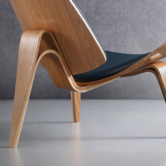 Armless Chair 36.2" L X31.4"W X29.9"HSolid Wood Frame Chair for Living Room Clearhalo 'Accent Chairs' 'accent_chairs' 'Chairs & Seating' 'Furniture' 'furniture_accent_chairs' 'Living Room Furniture' 5022899