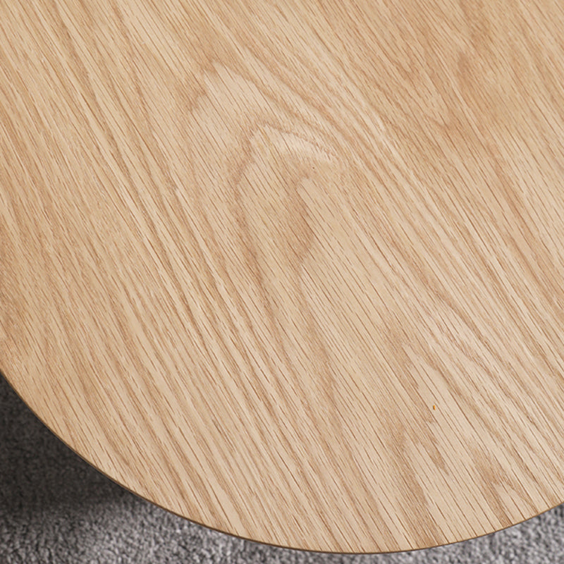 Pedestal Base Design Cocktail Table RoundSolid Wood/acrylic Top Coffee Table Clearhalo 'Coffee & Accent Tables' 'Coffee Tables' 'coffee_tables' 'furn' 'furn_coffee_tables' 'Furniture' 'furniture_coffee_tables' 'Living Room Furniture' 5022943