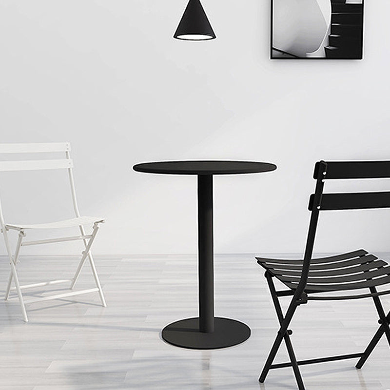 Pedestal Base Design Cocktail Table Multi-color Selection of Round Metal Coffee Table Clearhalo 'Coffee & Accent Tables' 'Coffee Tables' 'coffee_tables' 'furn' 'furn_coffee_tables' 'Furniture' 'furniture_coffee_tables' 'Living Room Furniture' 5022987