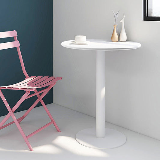 Pedestal Base Design Cocktail Table Multi-color Selection of Round Metal Coffee Table Clearhalo 'Coffee & Accent Tables' 'Coffee Tables' 'coffee_tables' 'furn' 'furn_coffee_tables' 'Furniture' 'furniture_coffee_tables' 'Living Room Furniture' 5022992