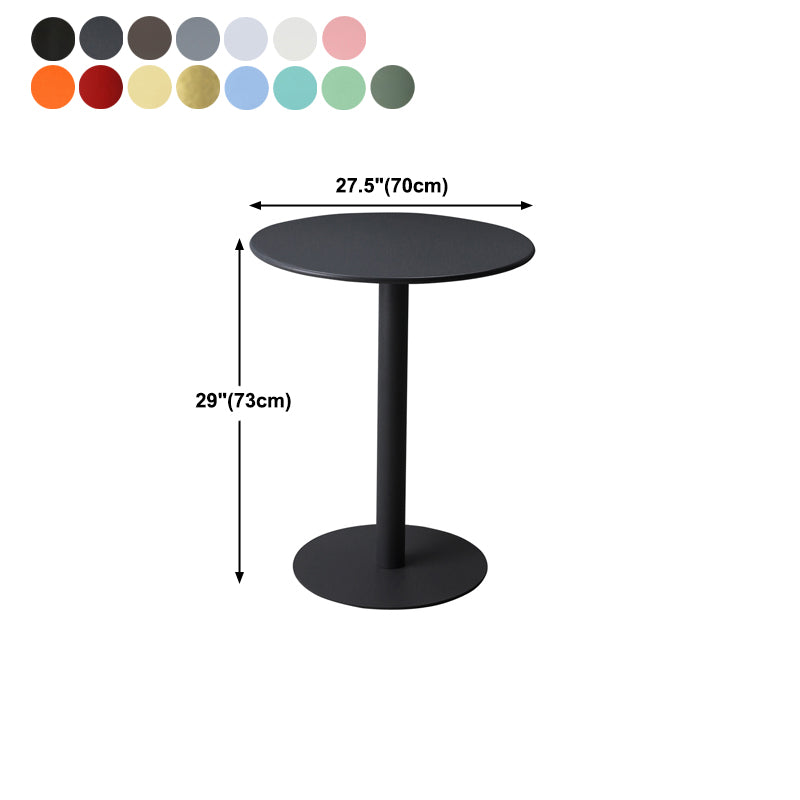 Pedestal Base Design Cocktail Table Multi-color Selection of Round Metal Coffee Table Clearhalo 'Coffee & Accent Tables' 'Coffee Tables' 'coffee_tables' 'furn' 'furn_coffee_tables' 'Furniture' 'furniture_coffee_tables' 'Living Room Furniture' 5022995