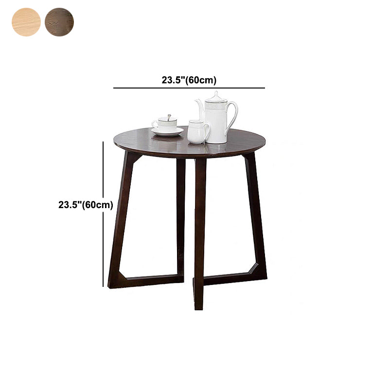 Sleigh-like Base Design Cocktail Table Wood/walnut/white Rubber Wood Coffee Table Clearhalo 'Coffee & Accent Tables' 'Coffee Tables' 'coffee_tables' 'Furniture' 'furniture_coffee_tables' 'Living Room Furniture' 5023062