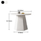 Pedestal Base Designed Cocktail Table White/black Metal Circular Coffee Table Clearhalo 'Coffee & Accent Tables' 'Coffee Tables' 'coffee_tables' 'furn' 'furn_coffee_tables' 'Furniture' 'furniture_coffee_tables' 'Living Room Furniture' 5023089