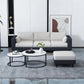 29.53"H Linen Square Arm Modern Sofa with Loose Back for Living Room, Apartment Clearhalo 'furn' 'furn_sofas' 'Furniture' 'furniture_sofas' 'Living Room Furniture' 'Sofa' 'sofas' 5023162