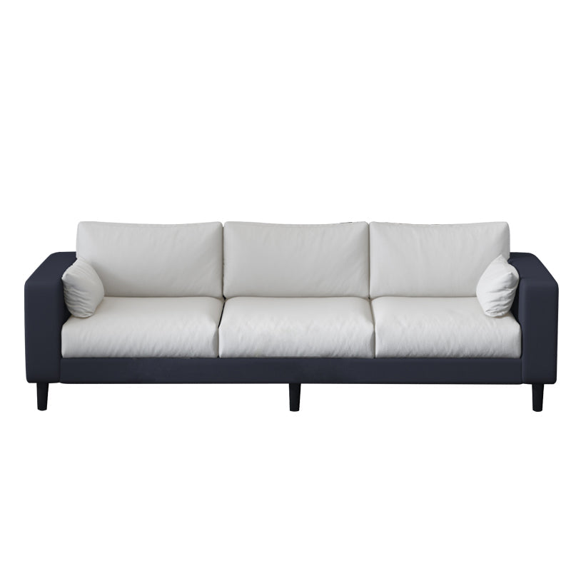 29.53"H Linen Square Arm Modern Sofa with Loose Back for Living Room, Apartment Clearhalo 'furn' 'furn_sofas' 'Furniture' 'furniture_sofas' 'Living Room Furniture' 'Sofa' 'sofas' 5023168