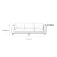29.53"H Linen Square Arm Modern Sofa with Loose Back for Living Room, Apartment Clearhalo 'furn' 'furn_sofas' 'Furniture' 'furniture_sofas' 'Living Room Furniture' 'Sofa' 'sofas' 5023181