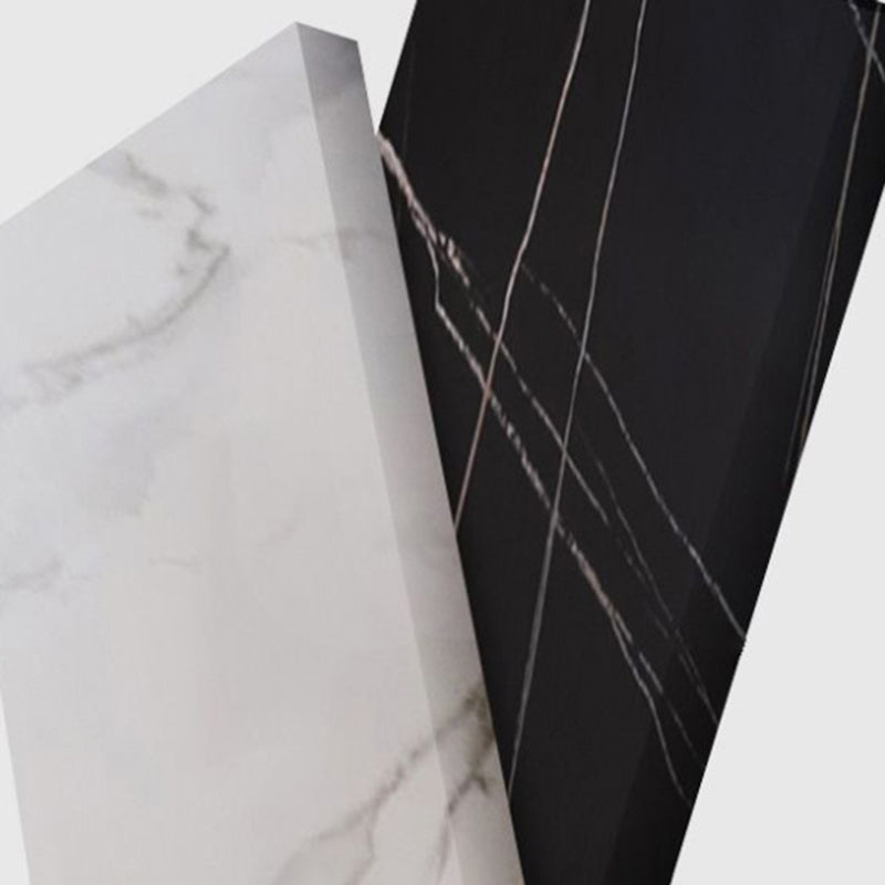 Square Marble Side Table Contemporary Black Storage Side Table Clearhalo 'Coffee & Accent Tables' 'End & Side Tables' 'end_side_table' 'end_side_tables' 'furn' 'furn_end_side_tables' 'Furniture' 'furniture_end_side_table' 'Living Room Furniture' 5023226