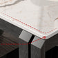 Square Marble Side Table Contemporary Black Storage Side Table Clearhalo 'Coffee & Accent Tables' 'End & Side Tables' 'end_side_table' 'end_side_tables' 'furn' 'furn_end_side_tables' 'Furniture' 'furniture_end_side_table' 'Living Room Furniture' 5023228