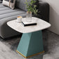 23.6" Floor Solid Wood Side Table Modern Multi - Color Marble Side Accent Table Green Gold White Clearhalo 'Coffee & Accent Tables' 'End & Side Tables' 'end_side_table' 'end_side_tables' 'furn' 'furn_end_side_tables' 'Furniture' 'furniture_end_side_table' 'Living Room Furniture' 5023240