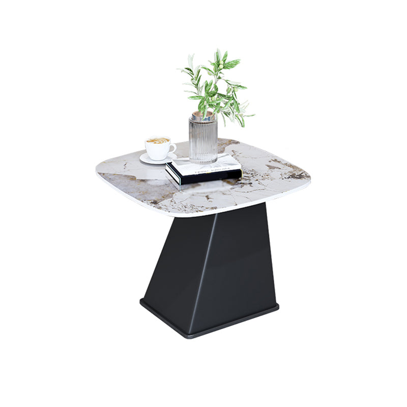 23.6" Floor Solid Wood Side Table Modern Multi - Color Marble Side Accent Table Clearhalo 'Coffee & Accent Tables' 'End & Side Tables' 'end_side_table' 'end_side_tables' 'furn' 'furn_end_side_tables' 'Furniture' 'furniture_end_side_table' 'Living Room Furniture' 5023242