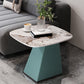 23.6" Floor Solid Wood Side Table Modern Multi - Color Marble Side Accent Table Green Black White Grey Clearhalo 'Coffee & Accent Tables' 'End & Side Tables' 'end_side_table' 'end_side_tables' 'furn' 'furn_end_side_tables' 'Furniture' 'furniture_end_side_table' 'Living Room Furniture' 5023243