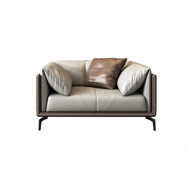 2125598427.56" H Pillow Top Arm Modern Sofa with Cushions Light-grey Standard Sofa Clearhalo 'furn' 'furn_sofas' 'Furniture' 'furniture_sofas' 'Living Room Furniture' 'Sofa' 'sofas' 5027759