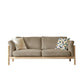 Modern Cotton Sofa Loose Back Sofa 32.6"W with Pillow Top Arm Brown Clearhalo 'furn' 'furn_sofas' 'Furniture' 'furniture_sofas' 'Living Room Furniture' 'Sofa' 'sofas' 5027772