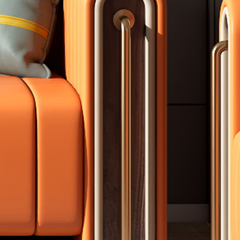 28" High Mid Century Modern Tuxedo Arm Sofa for Living Room, Apartment Clearhalo 'furn' 'furn_sofas' 'Furniture' 'furniture_sofas' 'Living Room Furniture' 'Sofa' 'sofas' 5027858