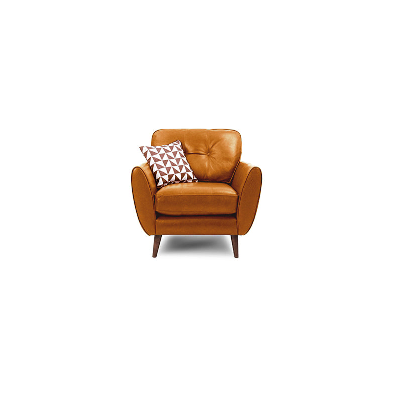 Modern Tufted Split-Back Sofa 35.43"High Pillow Top Arm Sofa 37"L x 33"W x 35.5"H Camel Clearhalo 'furn' 'furn_sofas' 'Furniture' 'furniture_sofas' 'Living Room Furniture' 'Sofa' 'sofas' 5027864