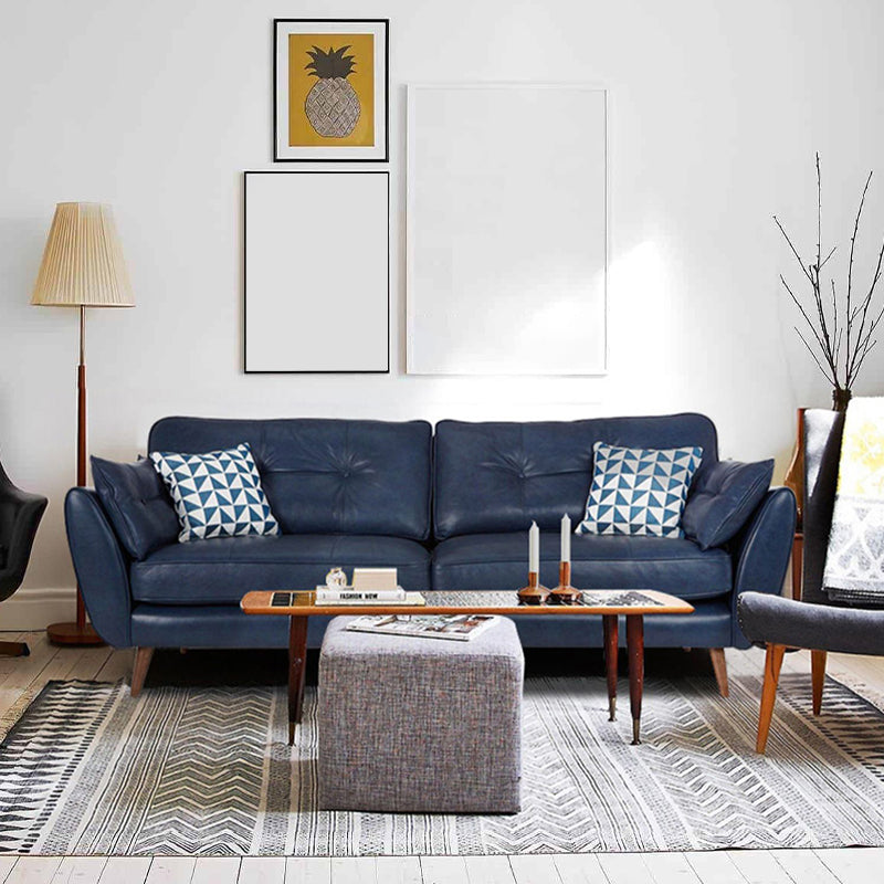 Modern Tufted Split-Back Sofa 35.43"High Pillow Top Arm Sofa Clearhalo 'furn' 'furn_sofas' 'Furniture' 'furniture_sofas' 'Living Room Furniture' 'Sofa' 'sofas' 5027868