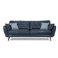 Modern Tufted Split-Back Sofa 35.43"High Pillow Top Arm Sofa 75"L x 33.5"W x 35.5"H Dark Blue Clearhalo 'furn' 'furn_sofas' 'Furniture' 'furniture_sofas' 'Living Room Furniture' 'Sofa' 'sofas' 5027880