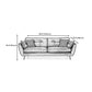 Modern Tufted Split-Back Sofa 35.43"High Pillow Top Arm Sofa Clearhalo 'furn' 'furn_sofas' 'Furniture' 'furniture_sofas' 'Living Room Furniture' 'Sofa' 'sofas' 5027885