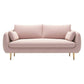31.5"H Polyester Blend Tuxedo Arm Loose Back Sofa For Living Room Clearhalo 'furn' 'furn_sofas' 'Furniture' 'furniture_sofas' 'Living Room Furniture' 'Sofa' 'sofas' 5027920