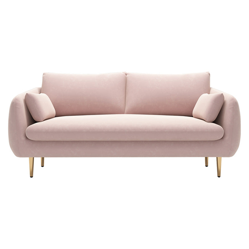 31.5"H Polyester Blend Tuxedo Arm Loose Back Sofa For Living Room Clearhalo 'furn' 'furn_sofas' 'Furniture' 'furniture_sofas' 'Living Room Furniture' 'Sofa' 'sofas' 5027920