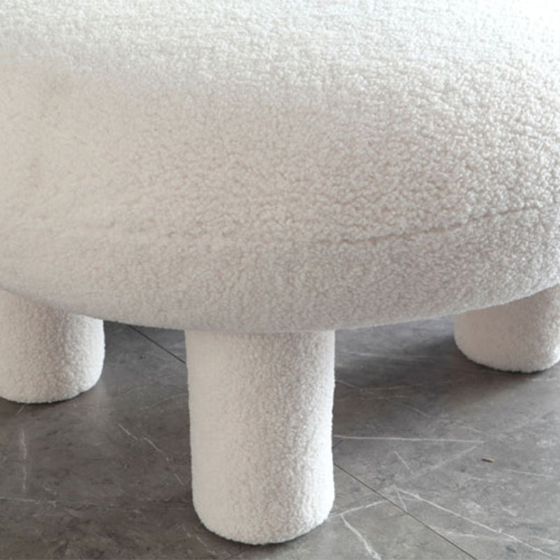 Armless Wool Chair Parsons Chair Fixed Back Chair for Living Room Clearhalo 'Accent Chairs' 'accent_chairs' 'Chairs & Seating' 'furn' 'furn_accent_chairs' 'Furniture' 'furniture_accent_chairs' 'Living Room Furniture' 5028007