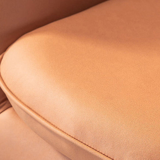 Modern Faux Leather 31.5"Wide Armchair with Basic Four Legs for Bedroom Clearhalo 'Accent Chairs' 'accent_chairs' 'Chairs & Seating' 'furn' 'furn_accent_chairs' 'Furniture' 'furniture_accent_chairs' 'Living Room Furniture' 5028083