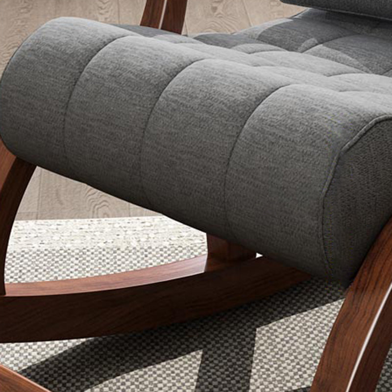 26.37" L x 59.05" W x 35.03" H Solid Wood Lounge Chair Sloped Arm Accent Chair Clearhalo 'Accent Chairs' 'accent_chairs' 'Chairs & Seating' 'furn' 'furn_accent_chairs' 'Furniture' 'furniture_accent_chairs' 'Living Room Furniture' 5028097