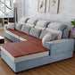 125.98" W √ó 70.87" D √ó 35.43" H High Back Square Arm Sectional with Slipcovered Blue-White Linen Blend Clearhalo 'furn' 'furn_sectionals' 'Furniture' 'furniture_sectionals' 'Living Room Furniture' 'Sectionals' 5028120
