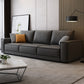 Square Arm Dark Gray Cushion Back Removable Cushions Storage Sofa 110"L x 38"W x 31.5"H Clearhalo 'furn' 'furn_sectionals' 'Furniture' 'furniture_sectionals' 'Living Room Furniture' 'Sectionals' 5028147