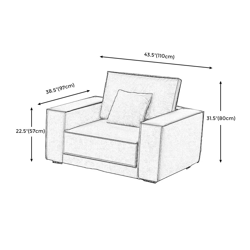 Square Arm Dark Gray Cushion Back Removable Cushions Storage Sofa Clearhalo 'furn' 'furn_sectionals' 'Furniture' 'furniture_sectionals' 'Living Room Furniture' 'Sectionals' 5028160