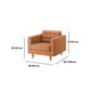 Square Arm Tufted Faux Leather Furniture Sectionals in Brown Clearhalo 'furn' 'furn_sectionals' 'Furniture' 'furniture_sectionals' 'Living Room Furniture' 'Sectionals' 5028227