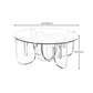 Round Acrylic Material Abstract Base Type Multi Color Selection Coffee Table Clearhalo 'Coffee & Accent Tables' 'Coffee Tables' 'coffee_tables' 'furn' 'furn_coffee_tables' 'Furniture' 'furniture_coffee_tables' 'Living Room Furniture' 5028284