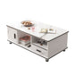 Modern 4 Legs Wood Coffee Table Rectangle Cocktail Table with Storage Clearhalo 'Coffee & Accent Tables' 'Coffee Tables' 'coffee_tables' 'furn' 'furn_coffee_tables' 'Furniture' 'furniture_coffee_tables' 'Living Room Furniture' 5028303