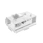Modern Metal Marble Coffee Table Rectangle Cocktail Table with Shelf Clearhalo 'Coffee & Accent Tables' 'Coffee Tables' 'coffee_tables' 'furn' 'furn_coffee_tables' 'Furniture' 'furniture_coffee_tables' 'Living Room Furniture' 5028372