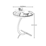 Round Side Wood Top End Table Abstract Sofa Side End Table for Living Room Clearhalo 'Coffee & Accent Tables' 'End & Side Tables' 'end_side_table' 'end_side_tables' 'furn' 'furn_end_side_tables' 'Furniture' 'furniture_end_side_table' 'Living Room Furniture' 5028577
