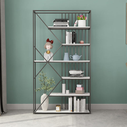 Glam Style Open Bookshelf Etagere Shelf Bookcase for Home Office Clearhalo 'Bookcases' 'furn' 'furn_bookcases' 'Furniture' 'furniture_bookcases' 'Office Furniture' 5029338