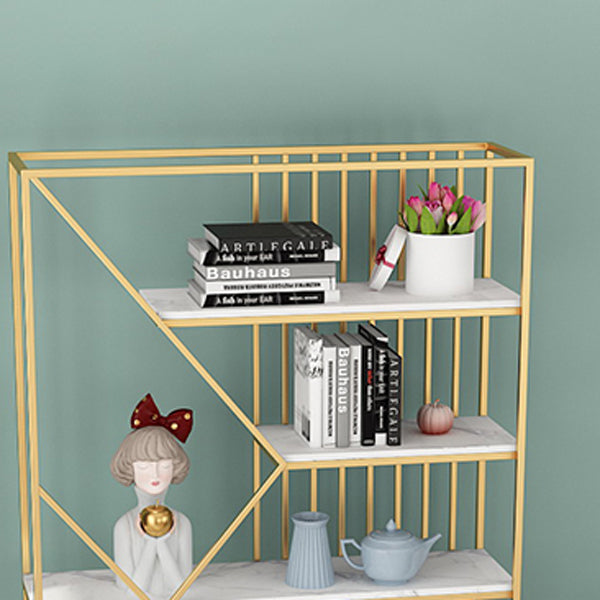 Glam Style Open Bookshelf Etagere Shelf Bookcase for Home Office Clearhalo 'Bookcases' 'furn' 'furn_bookcases' 'Furniture' 'furniture_bookcases' 'Office Furniture' 5029344