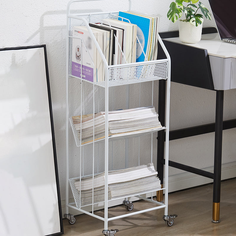 13.8"L Glam Style Bookcase Open Back Shelf Bookcase for Office and Study Room Clearhalo 'Bookcases' 'furn' 'furn_bookcases' 'Furniture' 'furniture_bookcases' 'Office Furniture' 5029384