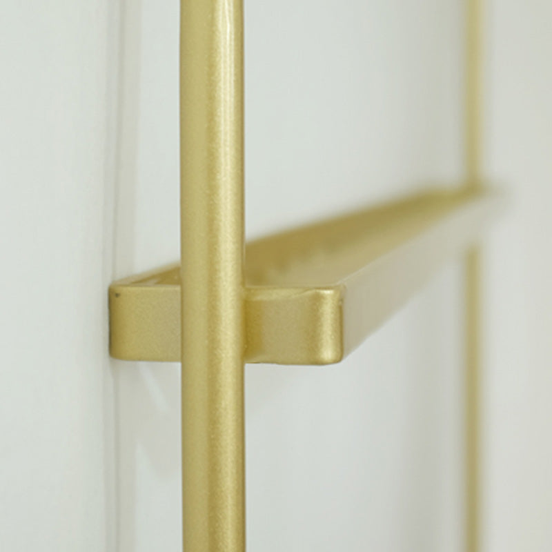 Metal Floating Bookcase Gold Color Wall Mounted Shelf for Home Office Clearhalo 'Bookcases' 'furn' 'furn_bookcases' 'Furniture' 'furniture_bookcases' 'Office Furniture' 5029431