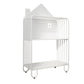 Scandinavian Style Bookshelf Open Back Bookcase for Office and Study Room 24"L x 11"W x 42.9"H White Clearhalo 'Bookcases' 'furn' 'furn_bookcases' 'Furniture' 'furniture_bookcases' 'Office Furniture' 5029446
