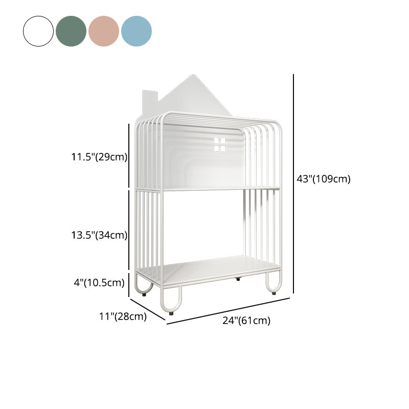 Scandinavian Style Bookshelf Open Back Bookcase for Office and Study Room Clearhalo 'Bookcases' 'furn' 'furn_bookcases' 'Furniture' 'furniture_bookcases' 'Office Furniture' 5029463