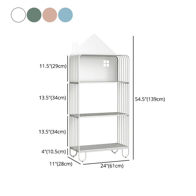 Scandinavian Style Bookshelf Open Back Bookcase for Office and Study Room Clearhalo 'Bookcases' 'furn' 'furn_bookcases' 'Furniture' 'furniture_bookcases' 'Office Furniture' 5029464