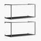 Metal Floating Bookcase Modern Style Wall Mounted Bookshelf for Home Office 21.7"L x 7.9"W x 9.8"H Black 2 Piece Set Clearhalo 'Bookcases' 'furn' 'furn_bookcases' 'Furniture' 'furniture_bookcases' 'Office Furniture' 5029478