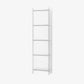 Acrylic Vertical Standard Bookshelf Scandinavian Closed Back Bookshelf 15.7"L x 9.8"W x 59.8"H Clear Clearhalo 'Bookcases' 'furn' 'furn_bookcases' 'Furniture' 'furniture_bookcases' 'Office Furniture' 5029503