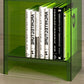 Acrylic Vertical Standard Bookshelf Scandinavian Closed Back Bookshelf Clearhalo 'Bookcases' 'furn' 'furn_bookcases' 'Furniture' 'furniture_bookcases' 'Office Furniture' 5029517