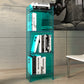 Acrylic Vertical Standard Bookshelf Scandinavian Closed Back Bookshelf Clearhalo 'Bookcases' 'furn' 'furn_bookcases' 'Furniture' 'furniture_bookcases' 'Office Furniture' 5029524